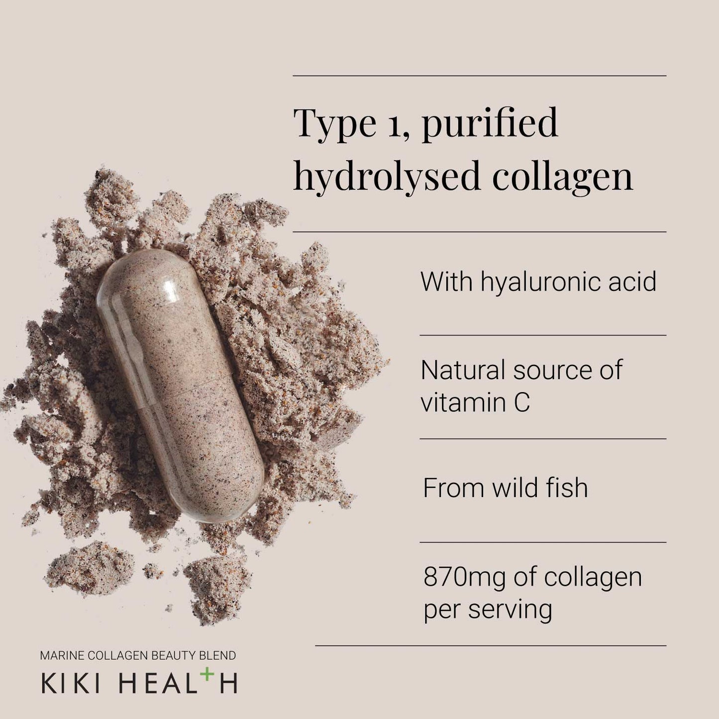 KIKI Health Marine Collagen Beauty Blend -150 Vegicaps