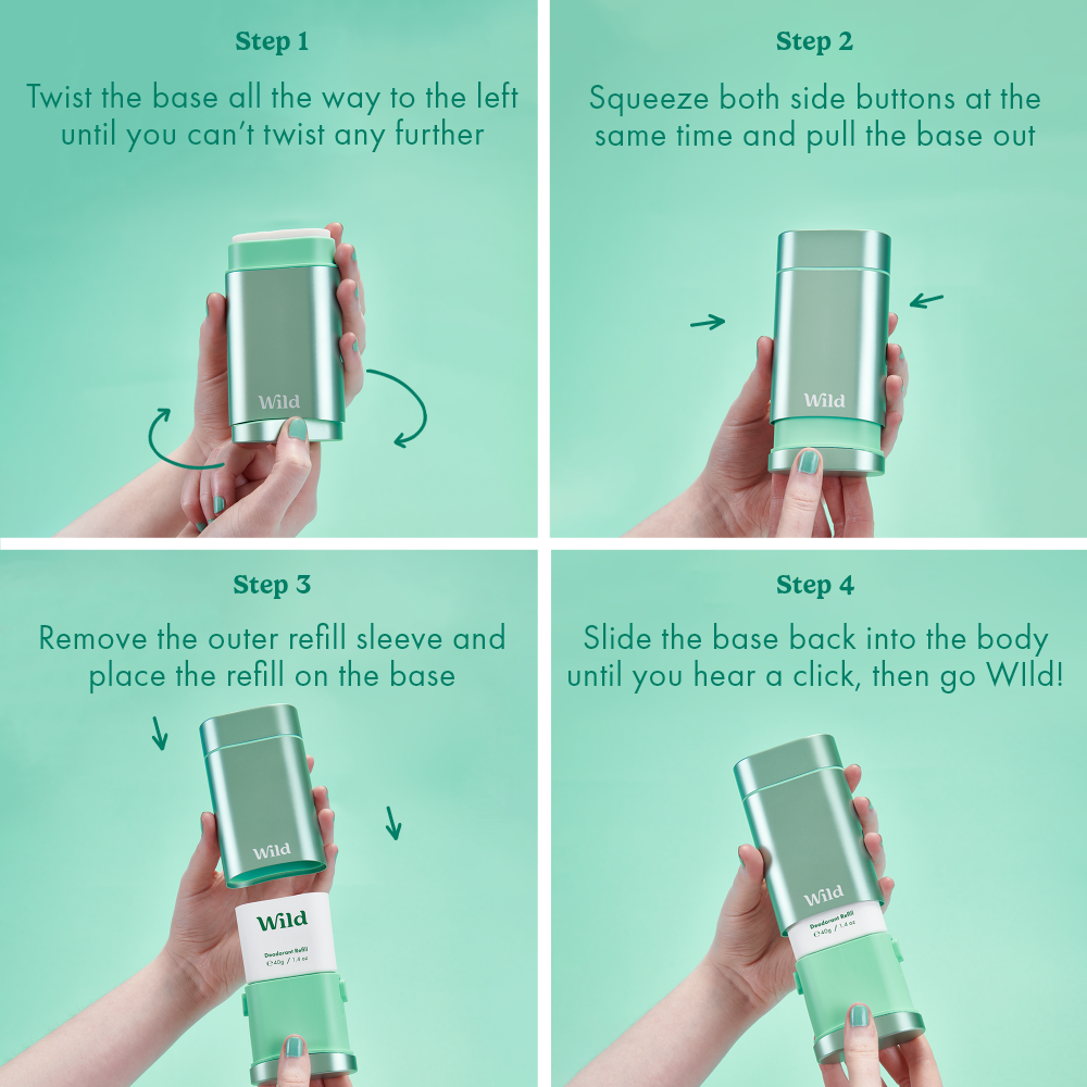 Wild - Fresh Cotton & Sea Salt Deo Refill
