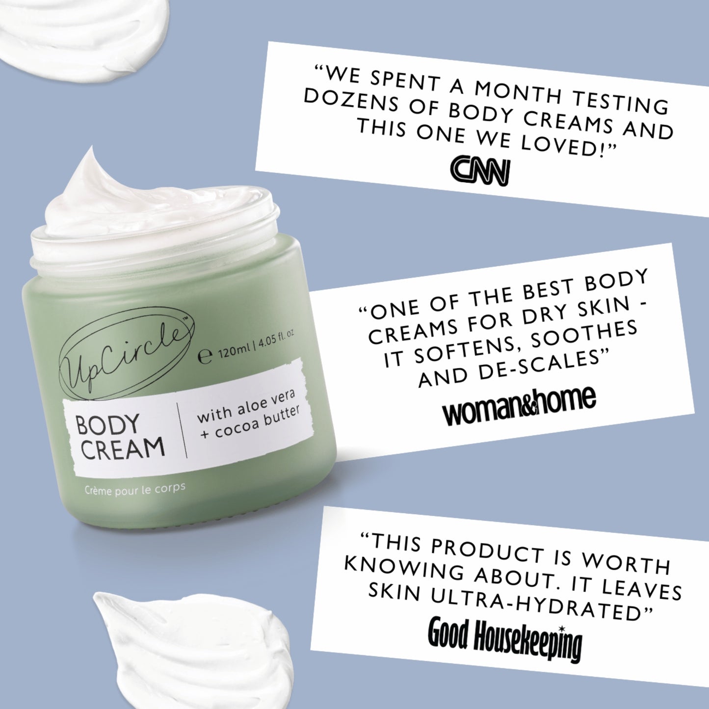 UpCircle- Body Cream with Aloe Vera + Cocoa butter