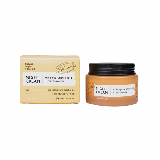 UpCircle - Night Cream with Hyaluronic Acid - Beauty and the Benefit