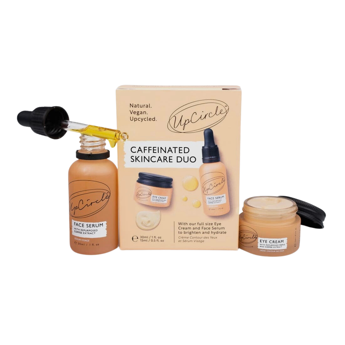 UpCircle - The Caffeinated Skincare Duo - Beauty and the Benefit