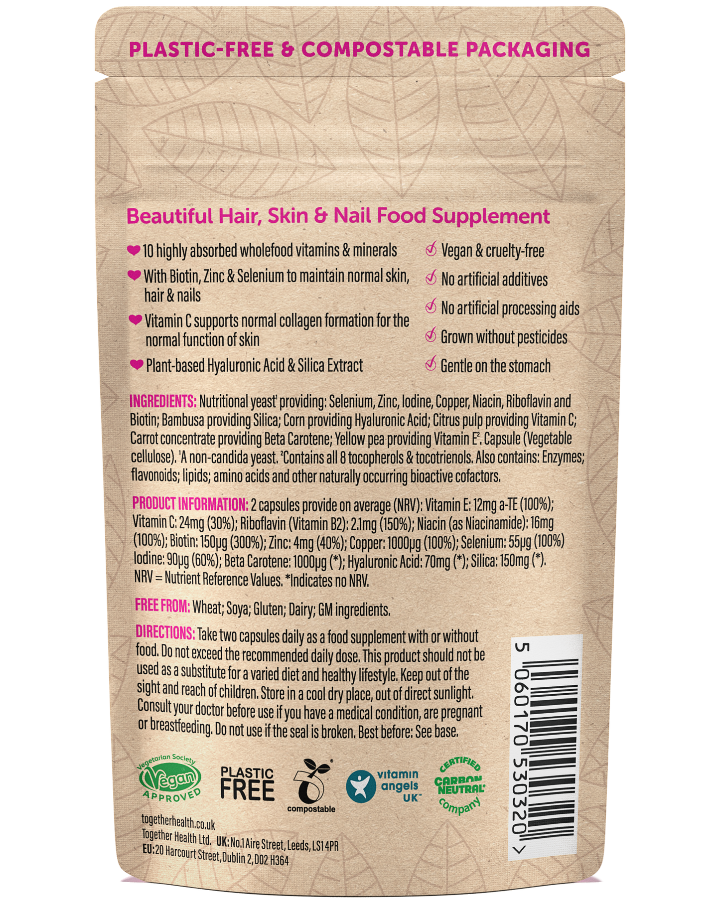 Beautiful – Hair Skin and Nails Vitamins Supplement