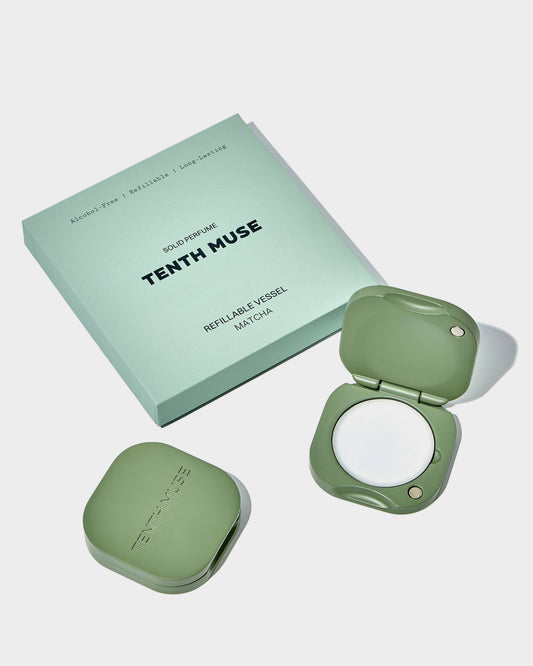 Tenth Muse - Refillable Perfume vessel Matcha - Beauty and the Benefit