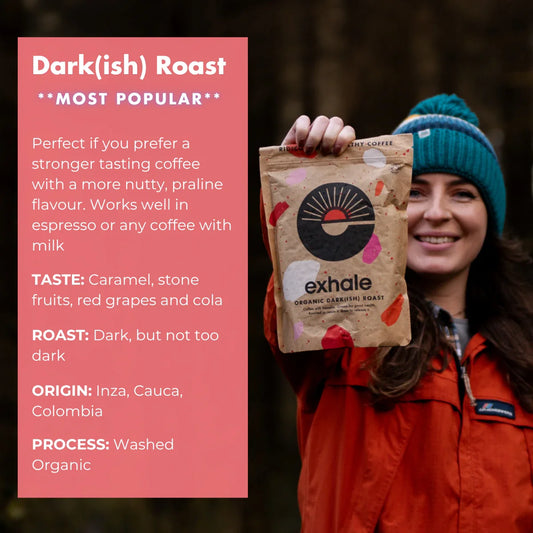 Exhale - Organic Dark(ish) Roast Coffee