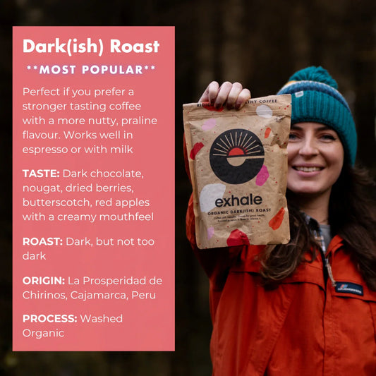 Exhale - Organic Dark(ish) Roast Coffee