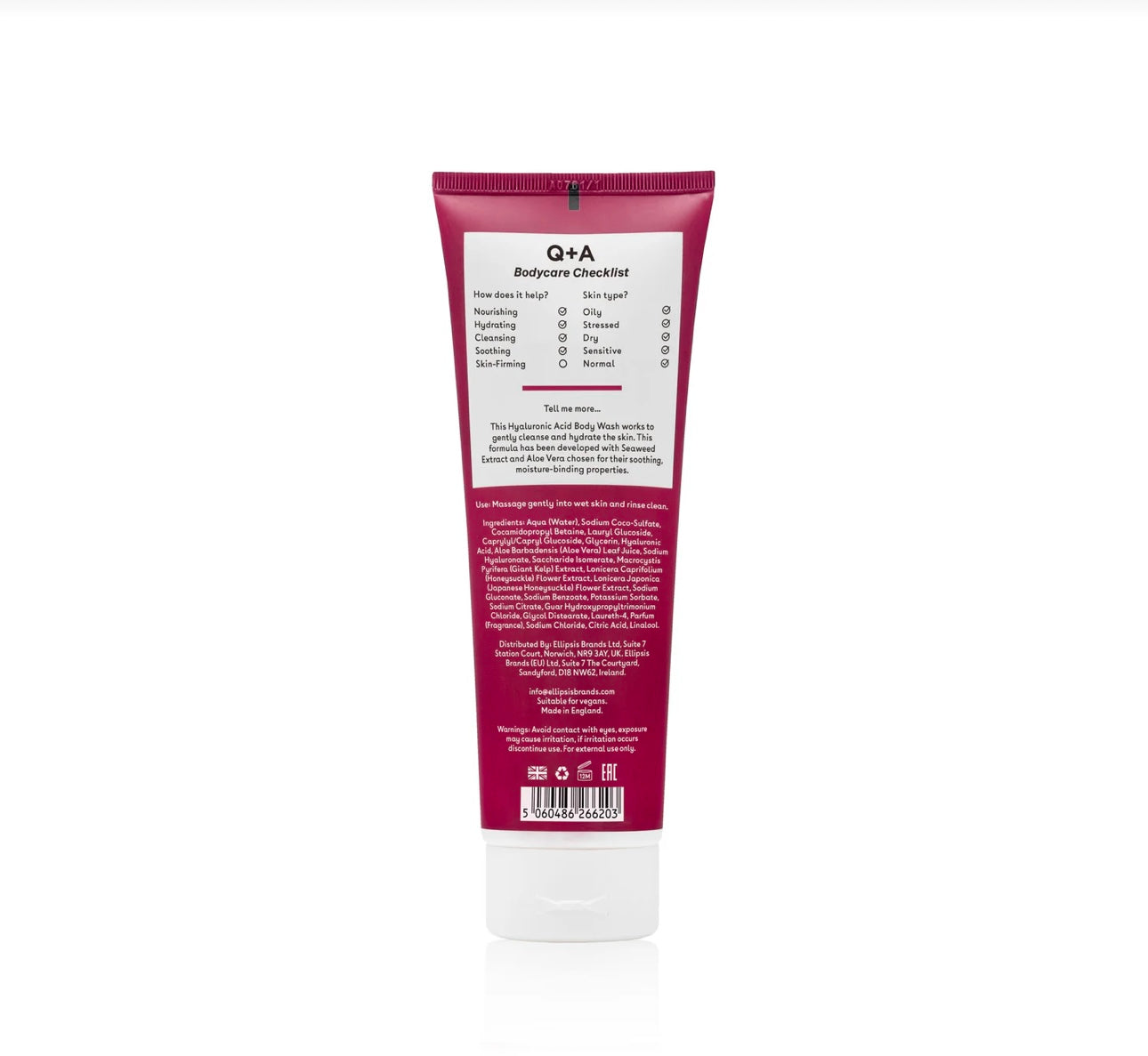 Q+A Hyaluronic Acid Body Wash