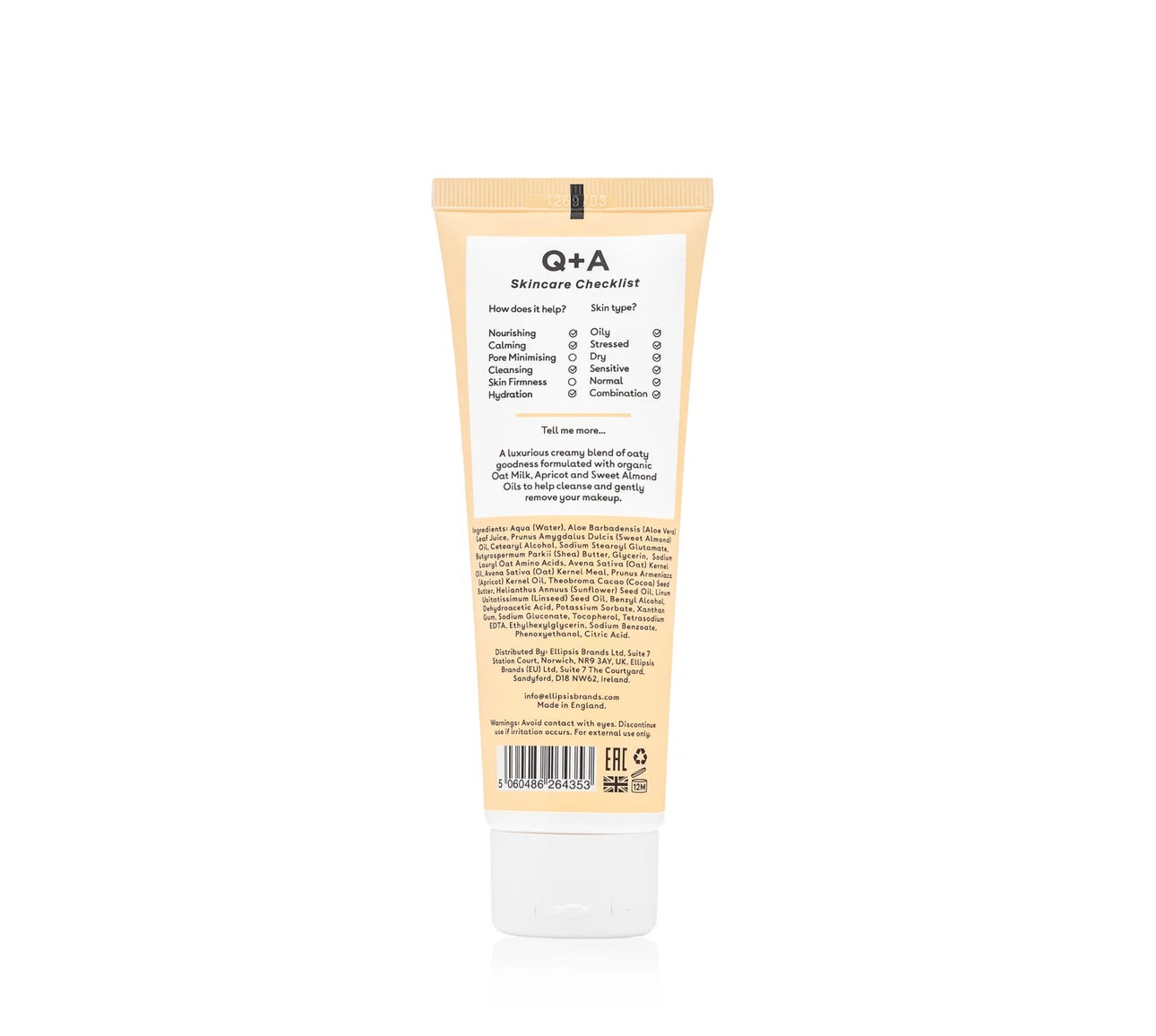 Q+A Oat Milk Cream Cleanser