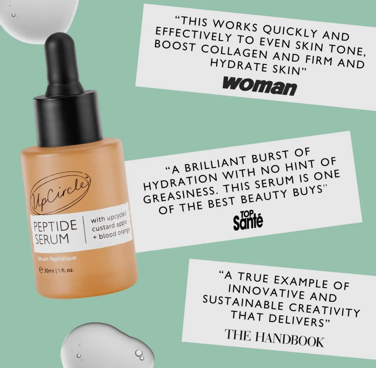 UpCircle Peptide Serum with Custard Apple + Blood Orange