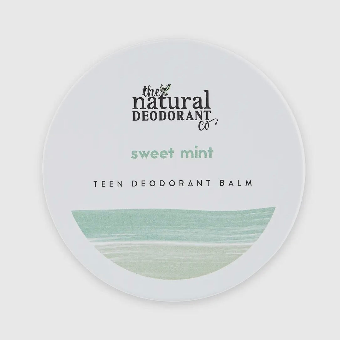 The Natural Deodorant co. Teen Deodorant Balm Sweet Mint - Beauty and the Benefit