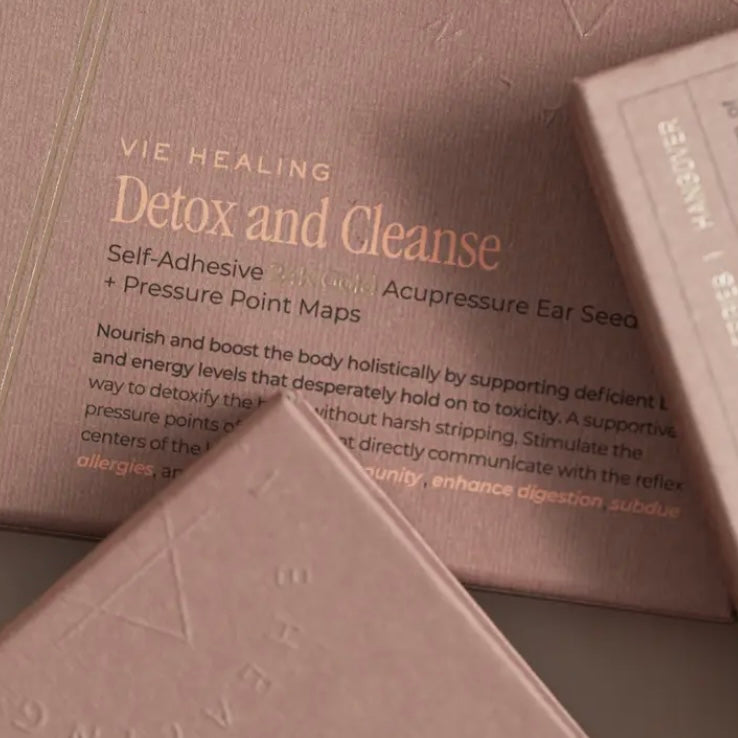 VIE Healing - The Detox and Cleanse Kit (24K Gold Ear Seeds) - Beauty and the Benefit