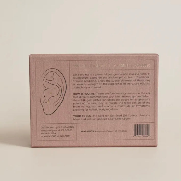 VIE Healing - The Detox and Cleanse Kit (24K Gold Ear Seeds) - Beauty and the Benefit