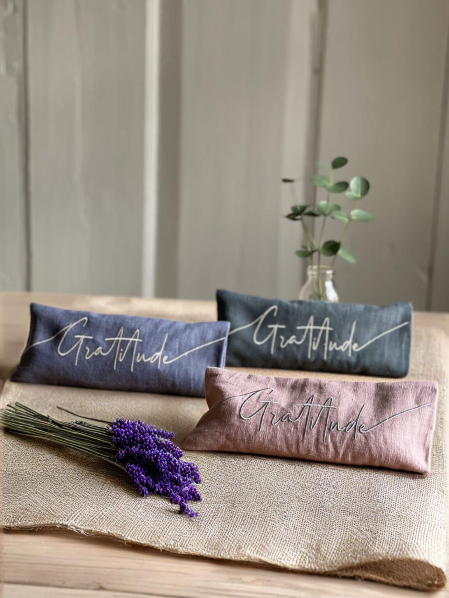 The Norfolk Eye Pillow Company - Gratitude Lavender Eye Pillow - Beauty and the Benefit