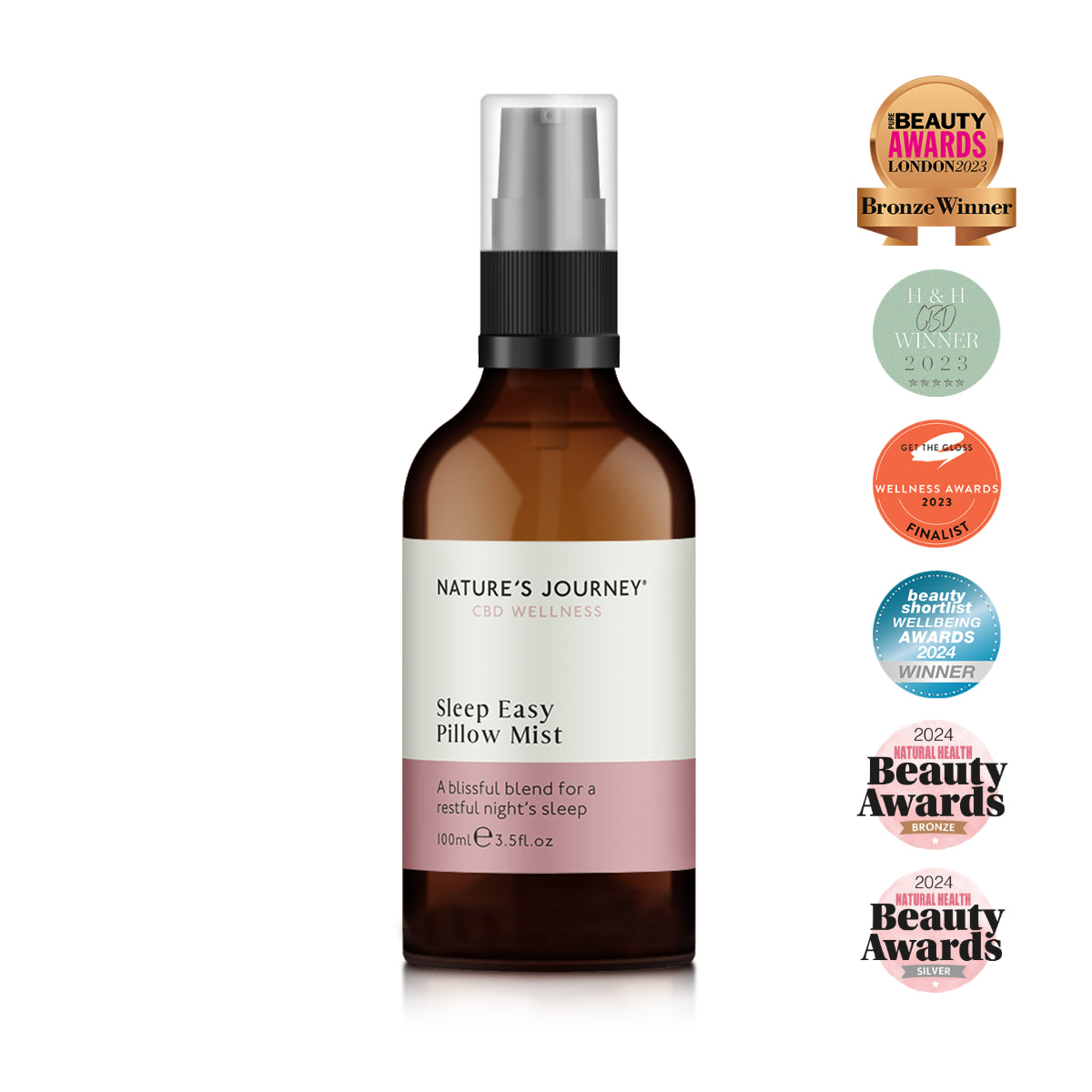 Nature's Journey - Sleep Easy CBD Pillow Mist 100ml