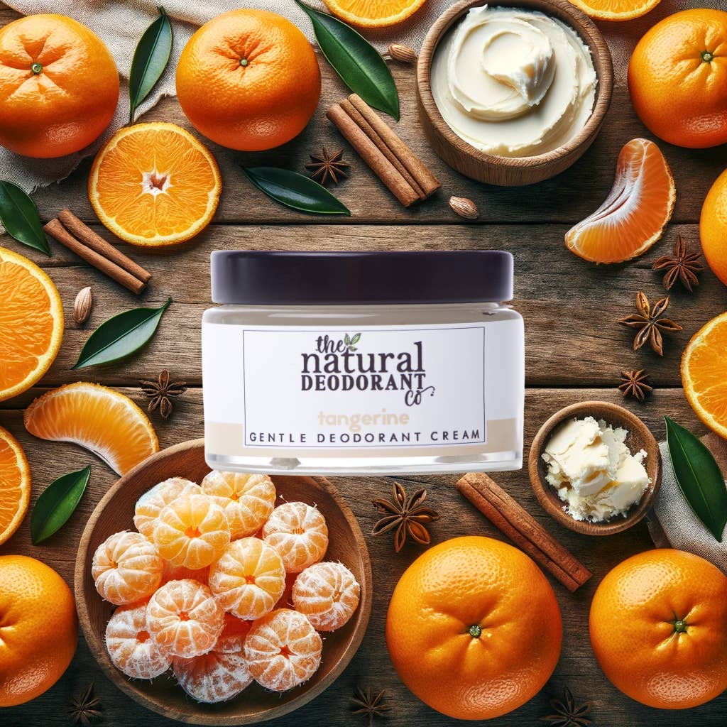 The Natural Deodorant Co. Gentle Deodorant Cream Tangerine 55g