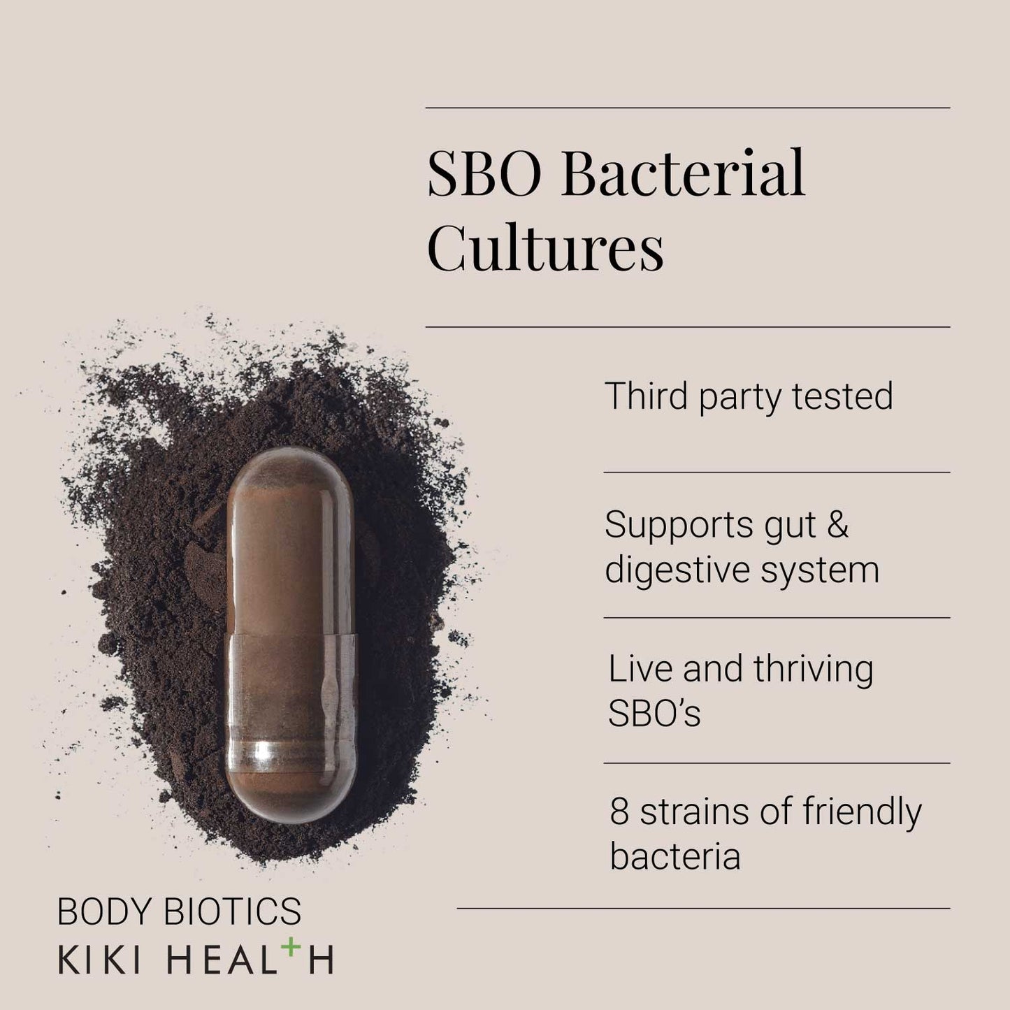 Kiki Health Body Biotics 60 Vegicaps