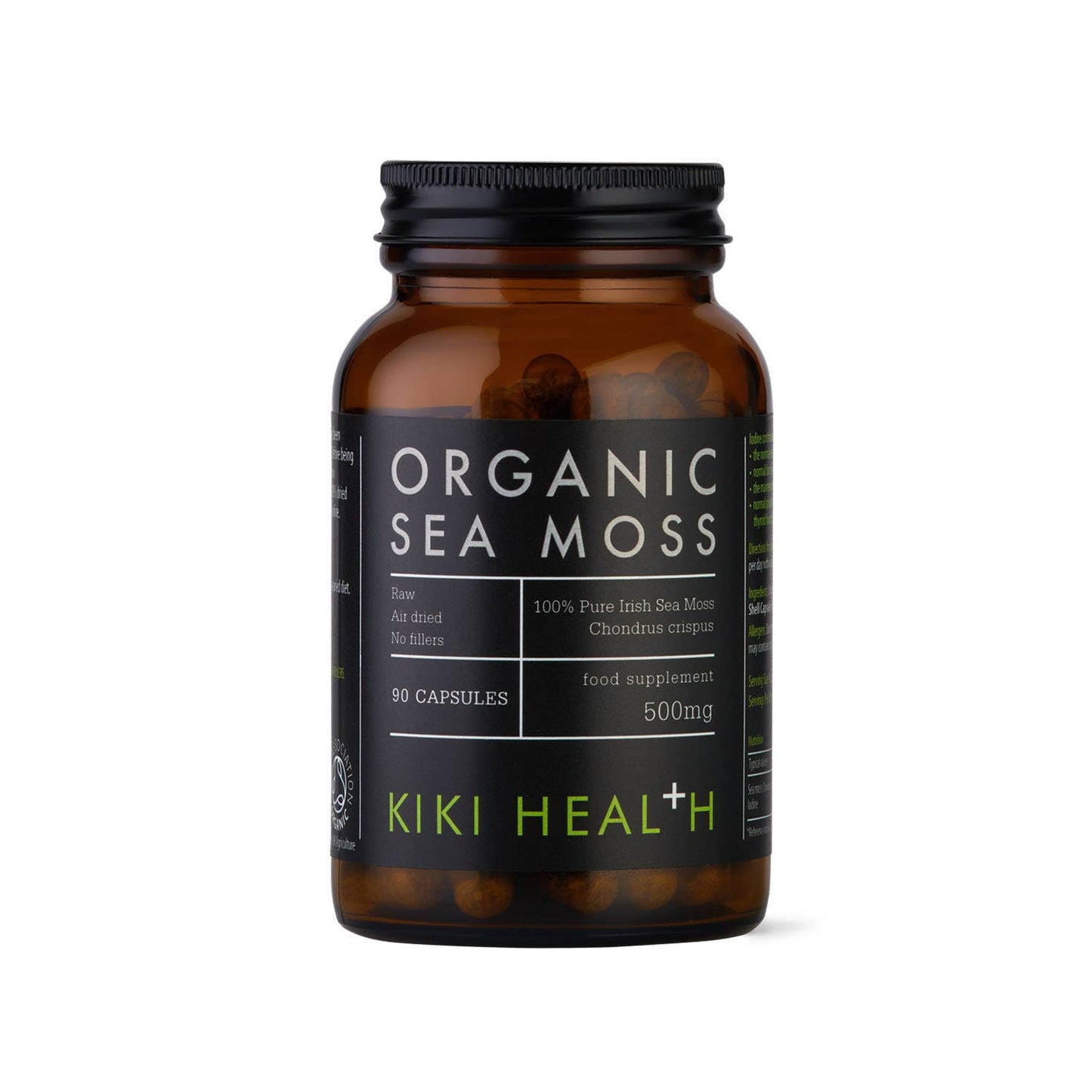 KIKI Health Organic Irish Sea Moss – 90 Vegicaps
