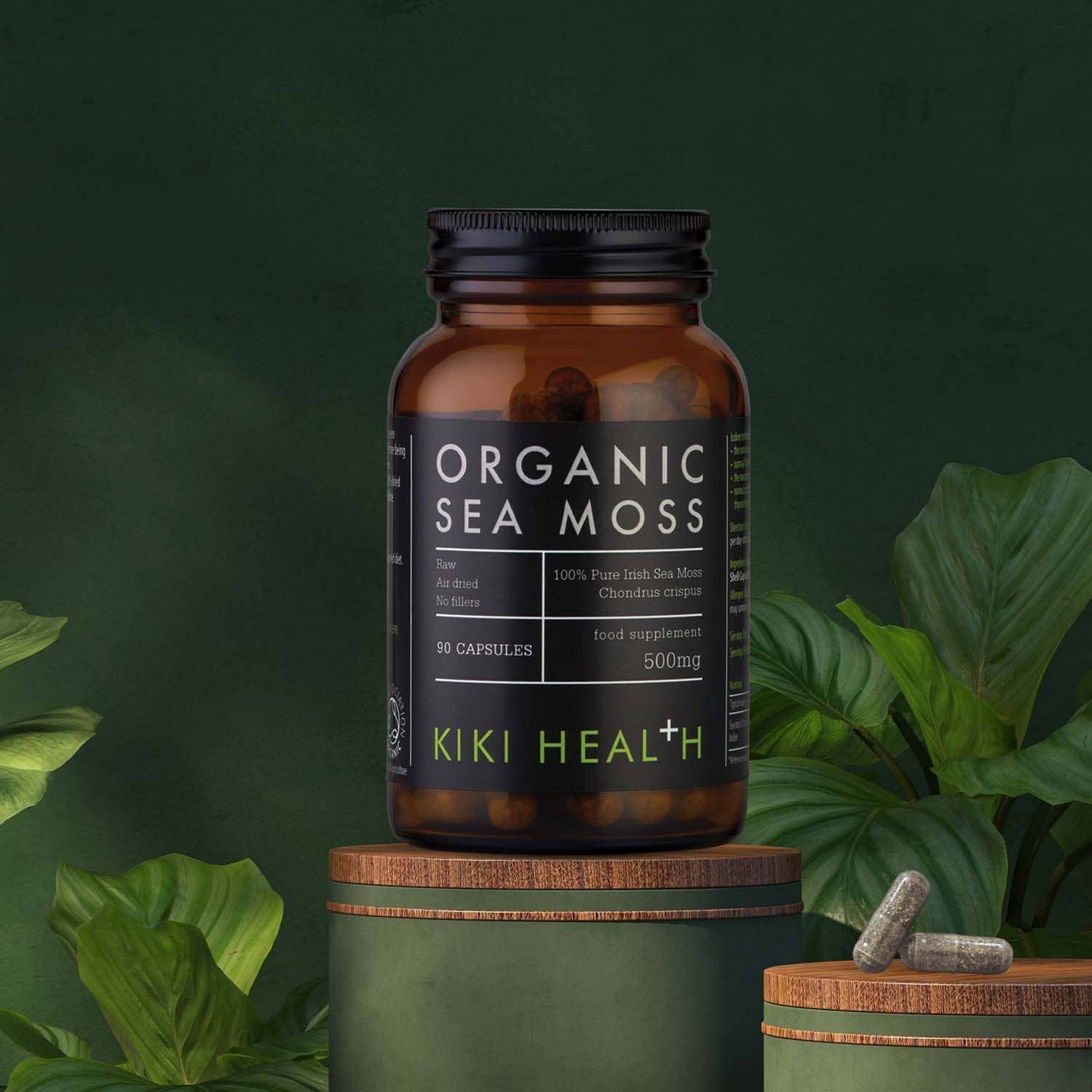 KIKI Health Organic Irish Sea Moss – 90 Vegicaps