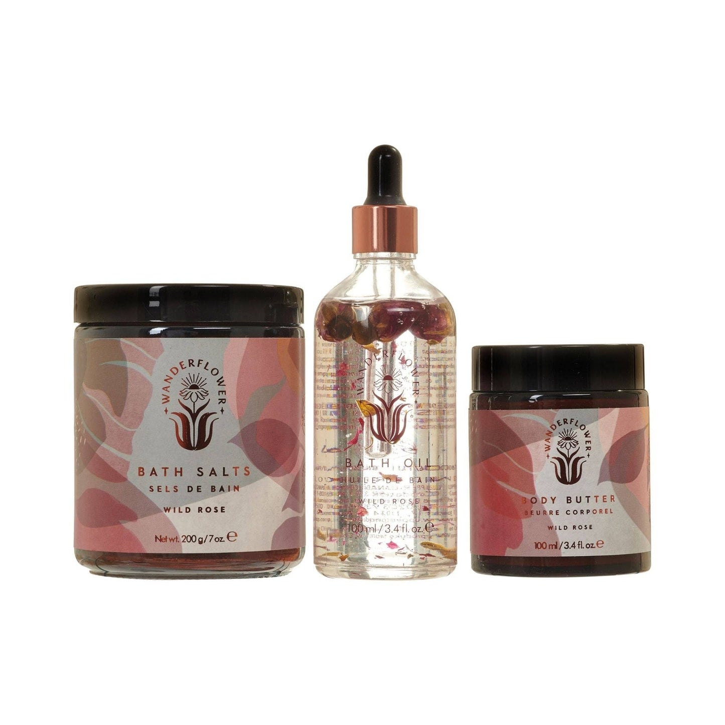 Wanderflower 3pc Time to Unwind Bath & Body Set