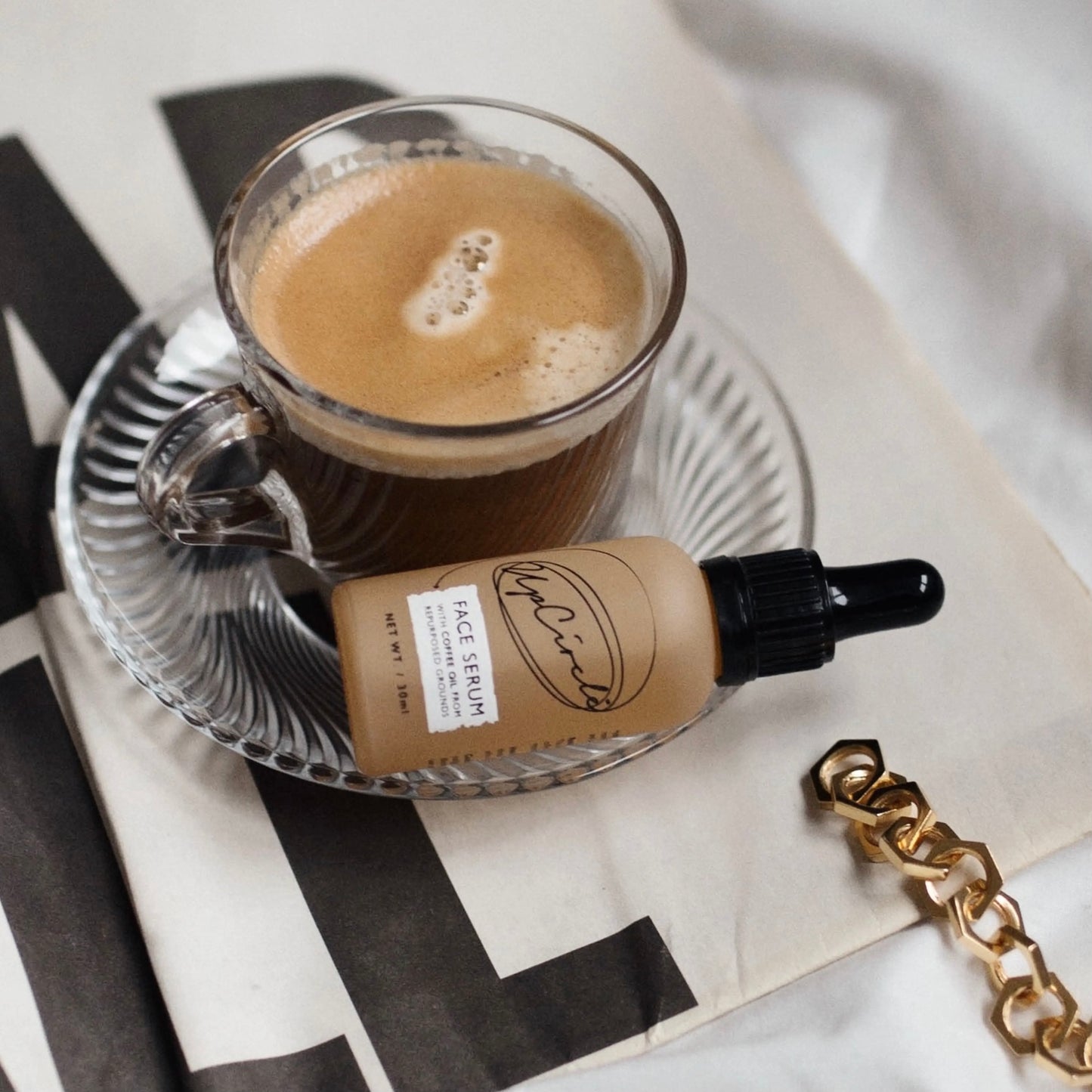 UpCircle Organic Face Serum with Coffee Oil - Beauty and the Benefit