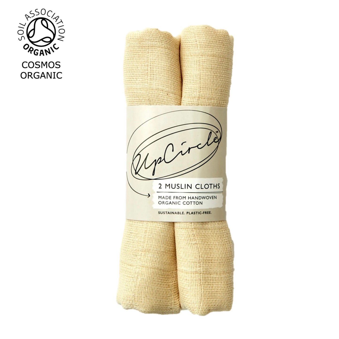UpCircle Reusable organic Muslin Cloths - Beauty and the Benefit