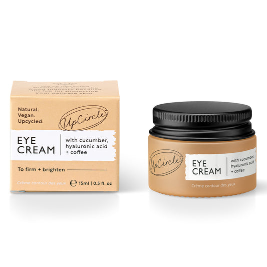UpCircle - Eye Cream with Cucumber, Hyaluronic Acid + Coffee
