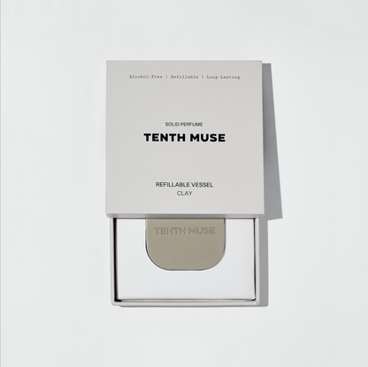 Tenth Muse - Refillable perfume vessel clay