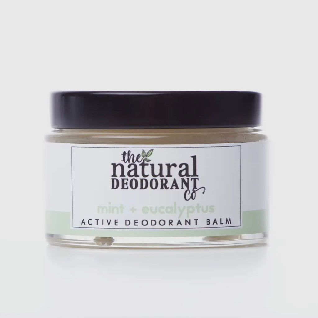 The Natural Deodorant Co. Active Deodorant Balm Mint + Eucalyptus 55g - Beauty and the Benefit 