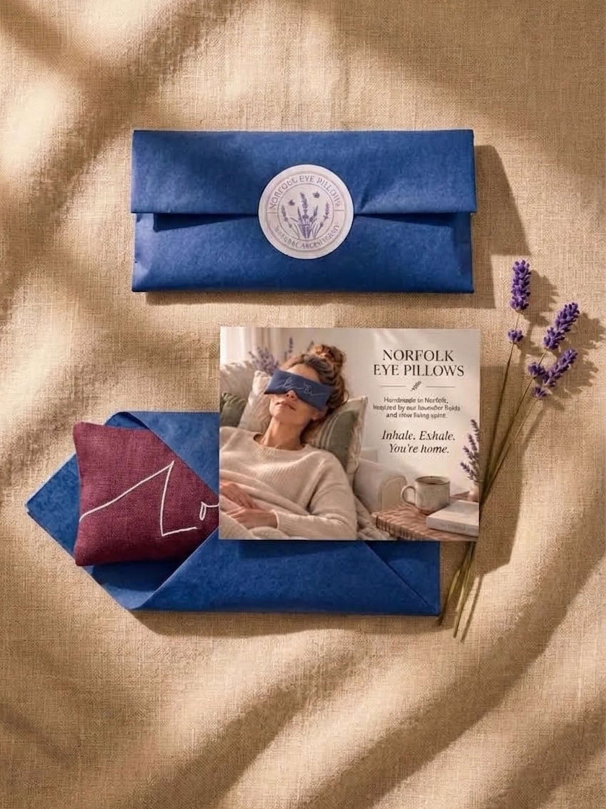 The Norfolk Eye Pillow Company - Love Lavender Eye Pillow