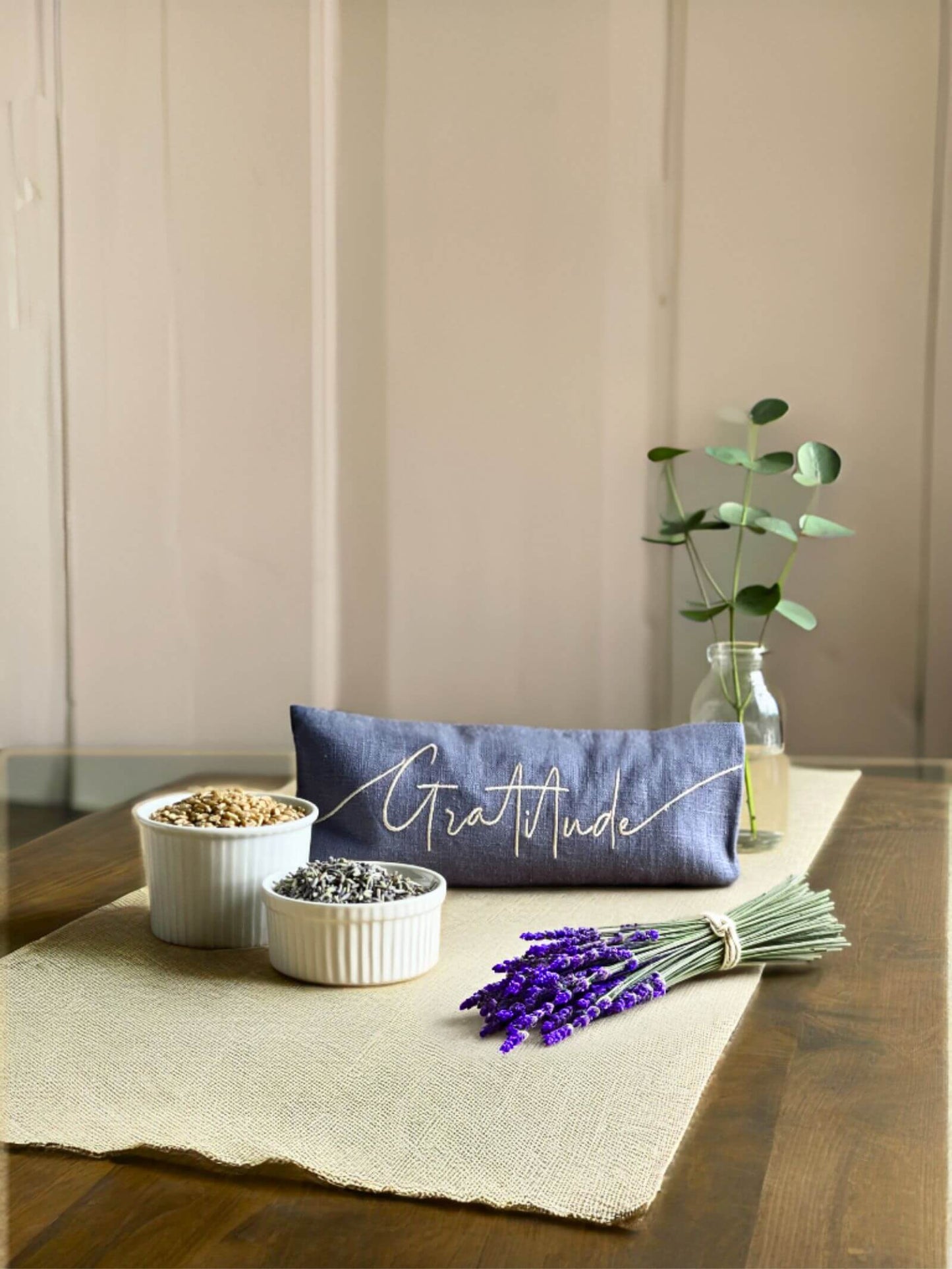 The Norfolk Eye Pillow Company - Gratitude Lavender Eye Pillow - Beauty and the Benefit
