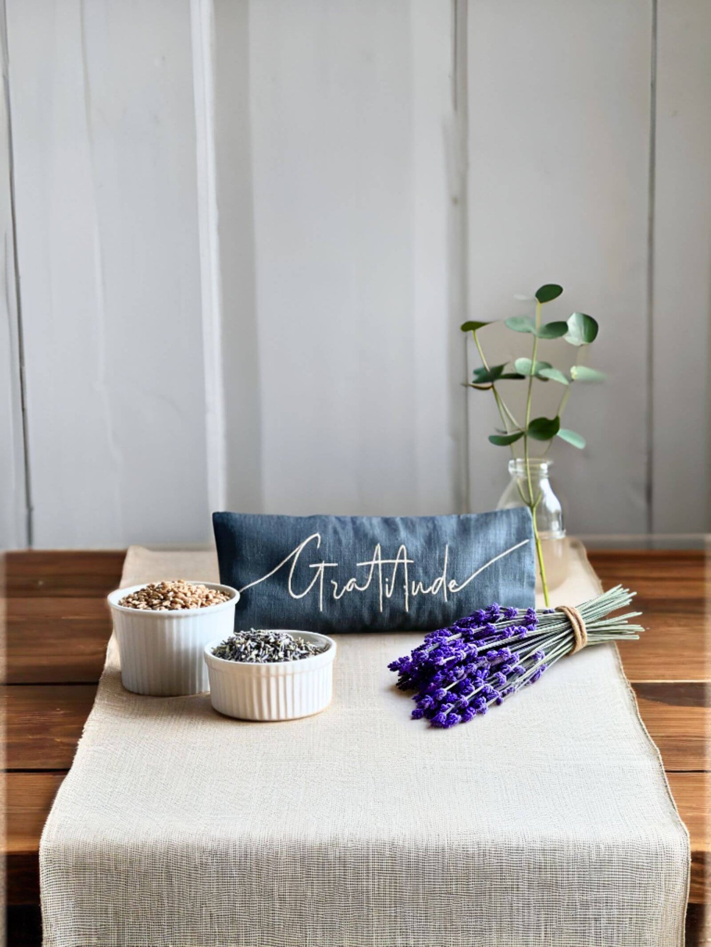 The Norfolk Eye Pillow Company - Gratitude Lavender Eye Pillow - Beauty and the Benefit