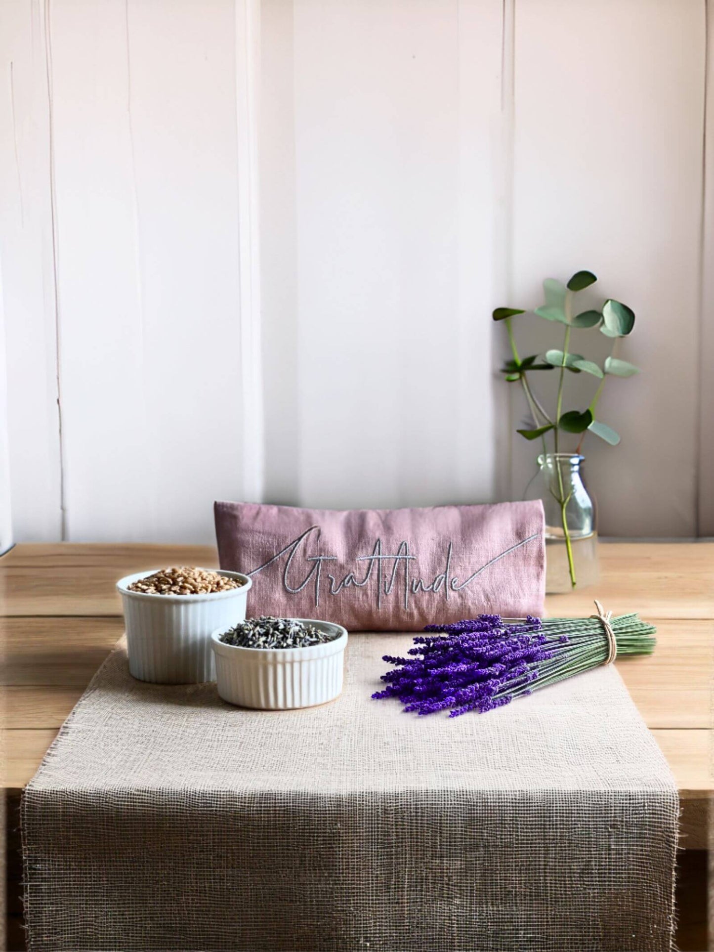 The Norfolk Eye Pillow Company - Gratitude Lavender Eye Pillow - Beauty and the Benefit