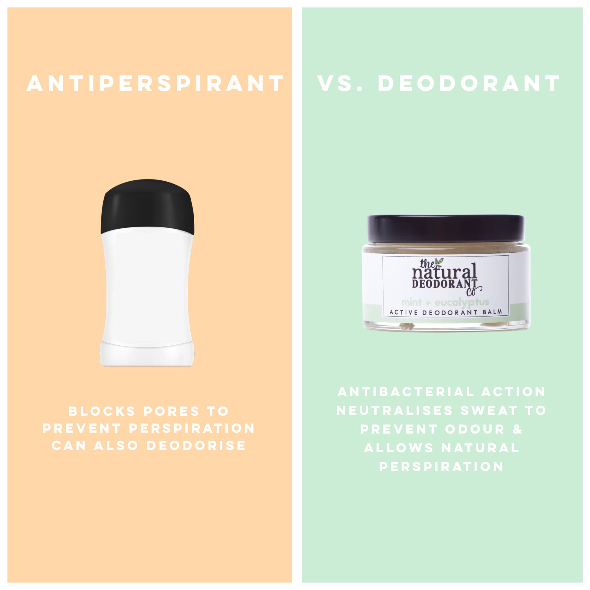 The Natural Deodorant co. Teen Deodorant Balm Sweet Mint - Beauty and the Benefit 