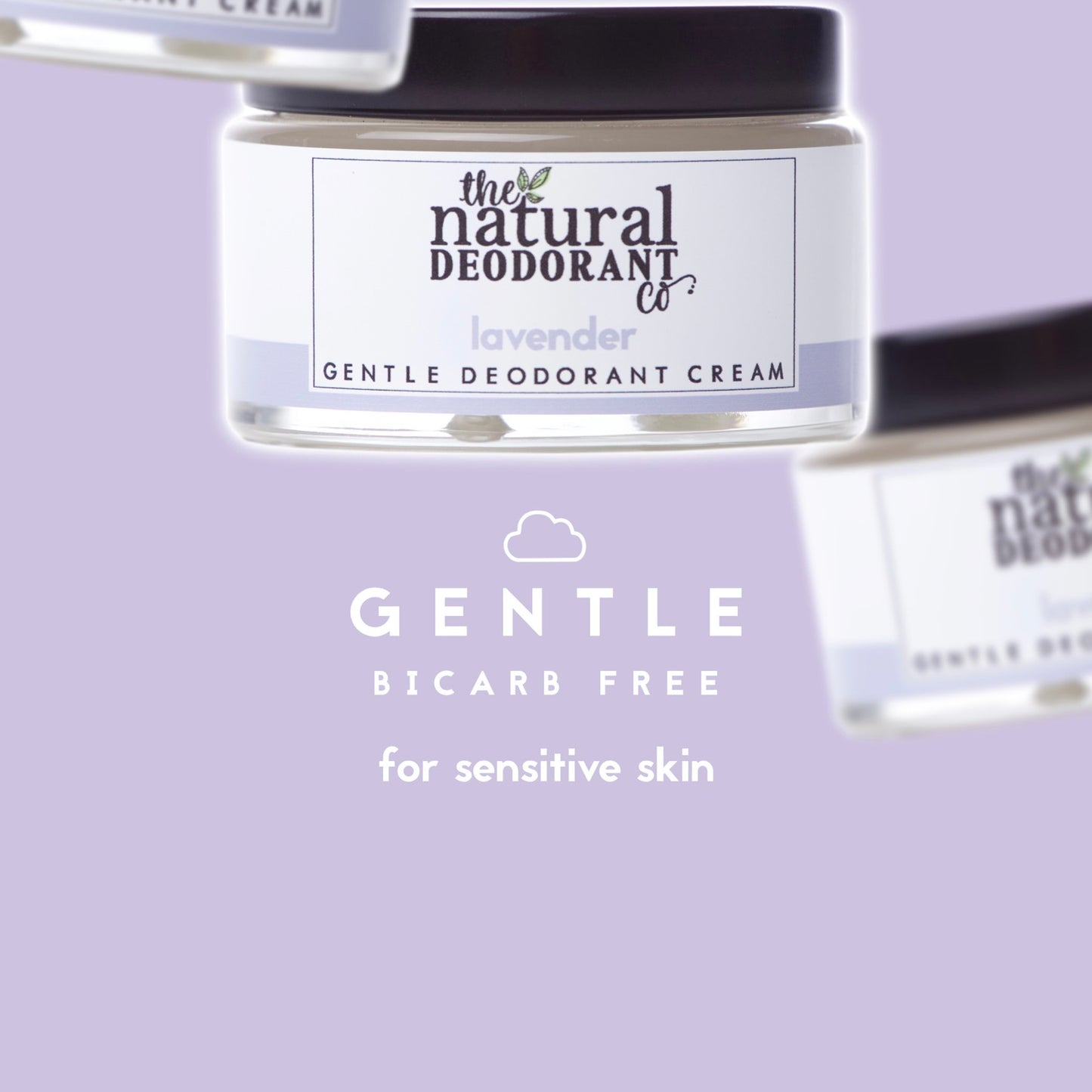 The Natural Deodorant co. Gentle Deodorant Cream Coconut + Shea (Unscented) - Beauty and the Benefit 