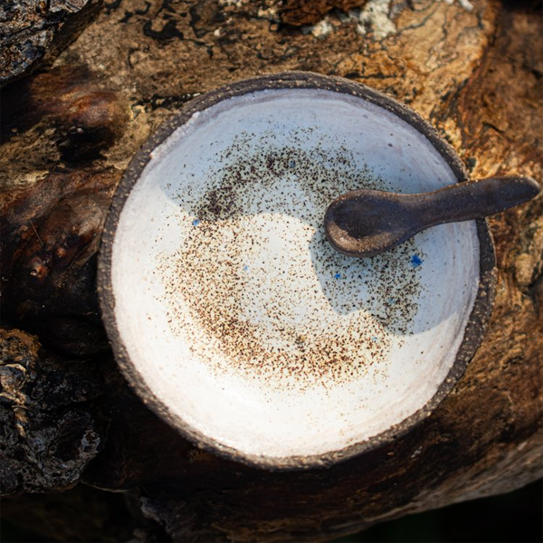 Earth to you - Autumn Leaf Handcrafted Masking Bowl
