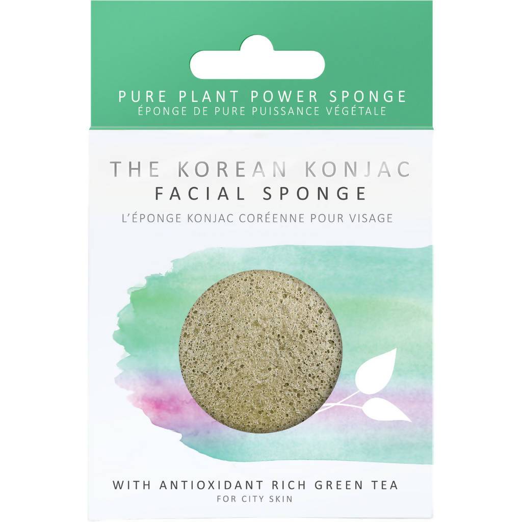 Premium Facial Puff with Green Tea 1 pcs
