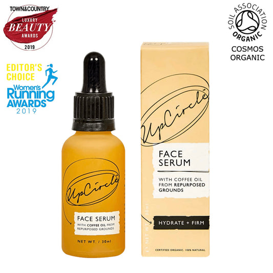 UpCircle Organic Face Serum with Coffee Oil - Beauty and the Benefit 