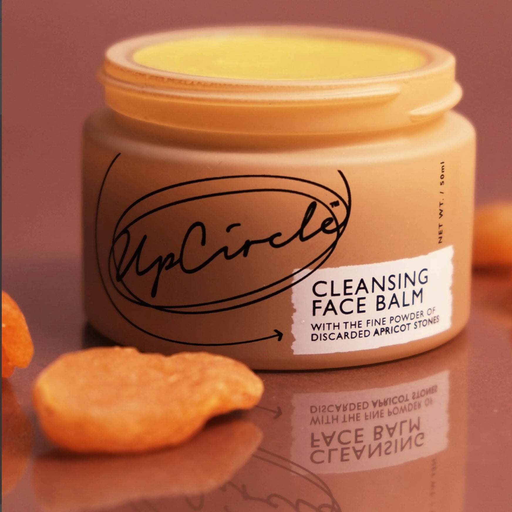 UpCircle  Cleansing Face Balm with Apricot Powder - Beauty and the Benefit 