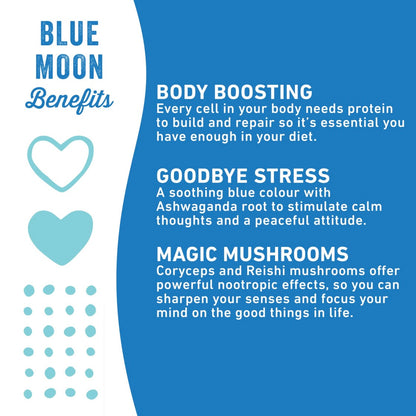 Cosmic Molecule- Blue Moon Vegan Protein (Nootropics + Adaptogens) - Beauty and the Benefit 