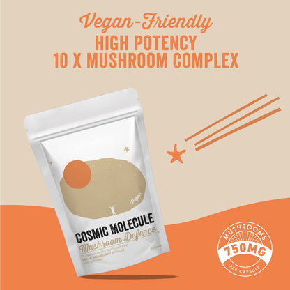 Cosmic Molecule- Mushroom Defence 10 x complex - Beauty and the Benefit 